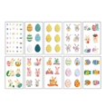 thumbnail image 3 of 10 pegatinas temporales de Pascua, bonitas pegatinas impermeables para manualidades, fabricación de bolsas DIY, 3 of 9