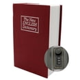 thumbnail image 1 of Decorative Book Safe Simple: Fake Dictionary Storage Box with Combination Lock, 1 of 10