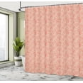 thumbnail image 4 of Ambesonne Ethnic Shower Curtain, Bicolour Oriental Motif Art, 69"Wx70"L, Burnt Sienna Grey Yellow, 4 of 4