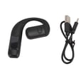 thumbnail image 4 of Riousery V700 Bluetooth 5.5 Headset Single Ear Noise Cancelling Wireless Earpiece with Rotatable Microphone Battery Display for Outdoor Sports Black 4.33 inches / 11 cm, 4 of 9