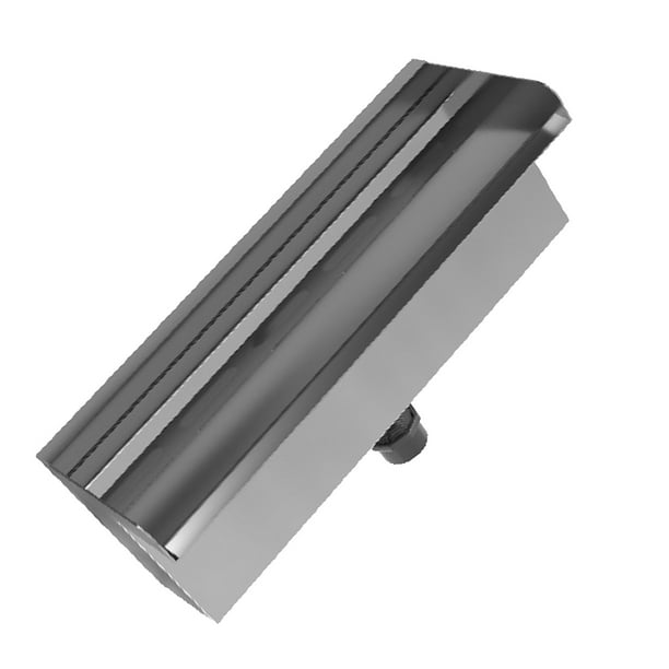 Ambas En La Cascada, Fuentes Al Aire Libre De Acero Inoxidable Negro, Kit De Cascadas Con Conector De Tubería, Vertenga Rectangular De Agua Para Nadar, Piscina