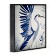 thumbnail image 3 of Stupell Industries Blue Heron in Cool Tones Black Framed Giclee Art design by Mona Grace, 12 x 12, 3 of 8