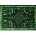 thumbnail image 1 of Ahgly Company Indoor Rectangle Persian Emerald Green Traditional Area Rugs, 8' x 10', 1 of 4