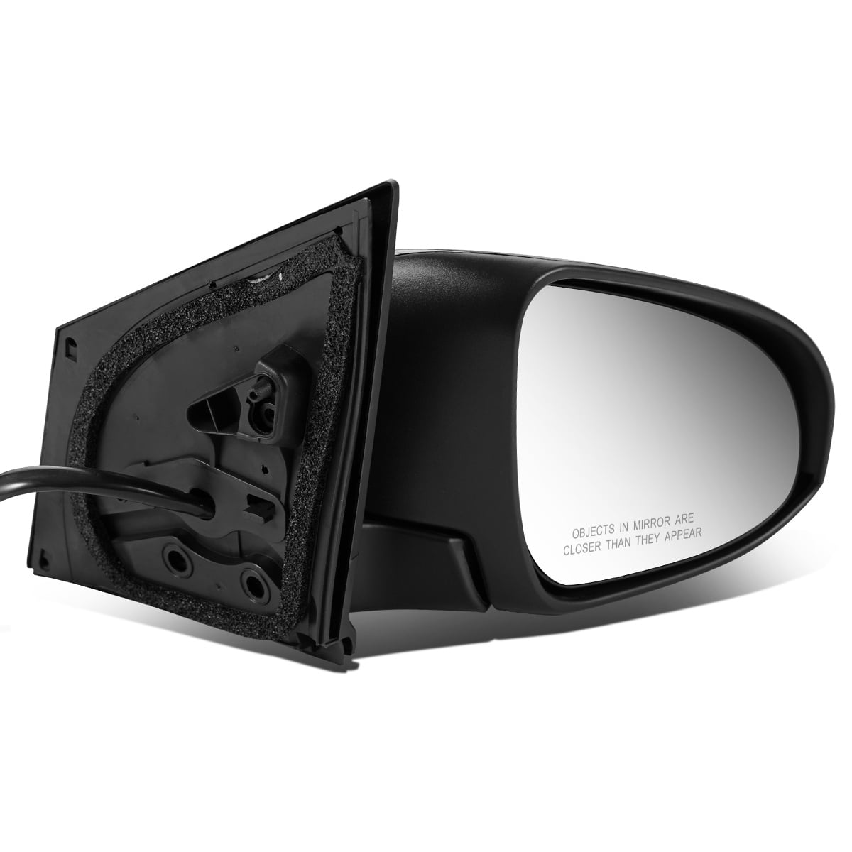 w/o turn signal textured black w/PTM cover, foldaway Heated Power w/o BSDS Passenger Side Compass, w/o camera w/o chrome trim RH w/o turn signal textured black w/PTM cover, foldaway Heated Power w/o BSDS Passenger Side Compass, w/o camera w/o chrome trim RH