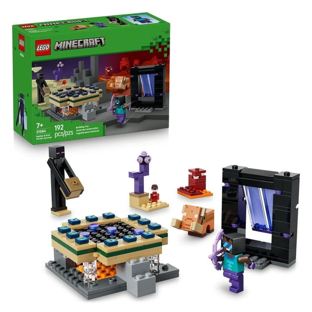 Set LEGO Minecraft El Viaje por el Nether y el Portal al End 21584