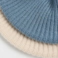 thumbnail image 4 of SikaFu Autumn Winter New Women Solid Color Simple Wool Beret Cap Casual Warm Knitted Pumpkin Hat Literary Retro Painter Caps, 4 of 6