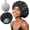 Black, variant on Shower Caps for Women - Washable Elastic Band Bath Hair Hat, Shower Bonnet for Long Hair Braids Curly Hair Caps with Bath Sponge Shower Loofahs(Black)