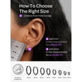 thumbnail image 6 of ChicSilver Black Huggie Hoop Earrings for Women, 12MM Small Hoop Earrings, Lightweight Cartilage Earrings, Hinged Sleeper Hoops, Minimalist Everyday Jewelry, 6 of 8