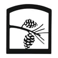 thumbnail image 4 of Village Wrought Iron Pinecone - Metal Coated Napkin Holder - 5 3 By 4"W X 6"H, 4 of 5