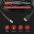 thumbnail image 4 of Soapow 100FT Sewer Jetter Kit for Pressure Washer, 5800PSI Water Jet Durable Drain Cleaner Hose, NPT Corner Rotating Nozzle Essential Jetting Set with 5 Nozzles, 4 of 9