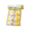 thumbnail image 4 of 6x Adornos Colgantes de Huevos de Pascua Decoración de Huevos de Pascua Favores de Fiesta Regalos para Niños Colgantes para Proyectos Escolares de Fes Blanco amarillo, 4 of 8