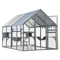 Curated visual reference: Gallery Detail: Coziwow 108 Outdoor Large Cat Enclosure Wooden Cat Catio Outside