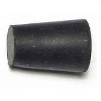 3/8" x 9/16" x 1" #00 Black Rubber Stoppers STPR-193 (12 pcs.)