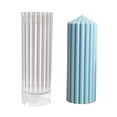 thumbnail image 2 of Coarse Rack Tip Scented Candle  Geometric Shape Plastic Candle Making Molds For Making Paraffin Wax And Carnauba Wax, 2 of 7
