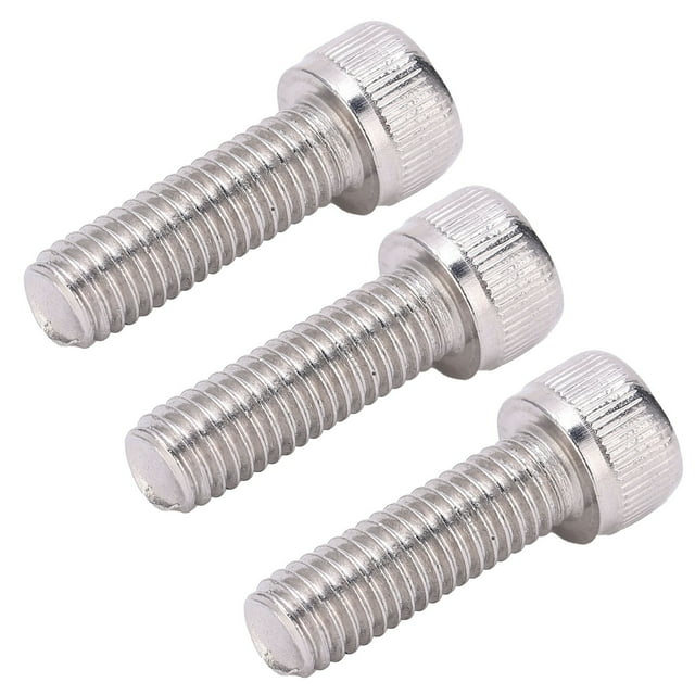 Tornillos De Cabeza Hueca Hexagonal, Tornillos De Cabeza Hueca Hexagonal De Paso Suave De 1,25 Mm 304 Acero Inoxidable 50 Piezas Para Maquinaria Para Metalurgia De Petróleo ANGGREK Otros