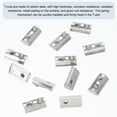 thumbnail image 3 of M4 Demi-Rond Rouleau en Ressort Écrous en T Série 3030 Acier au Carbone Fente en T Écrous à Ressort Argent, 50 Pcs, 3 of 7