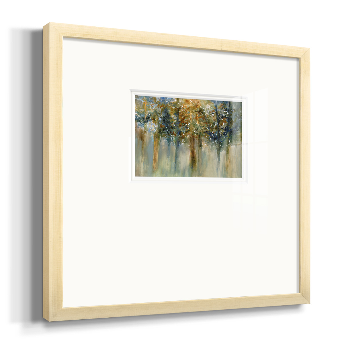Rustic Leaves II-Premium Framed Print