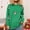 Green, variant on EchfiProm Black Sweaters for Women Christmas Pullover Winter Long Sleeve Crewneck Christmas Adults Tops