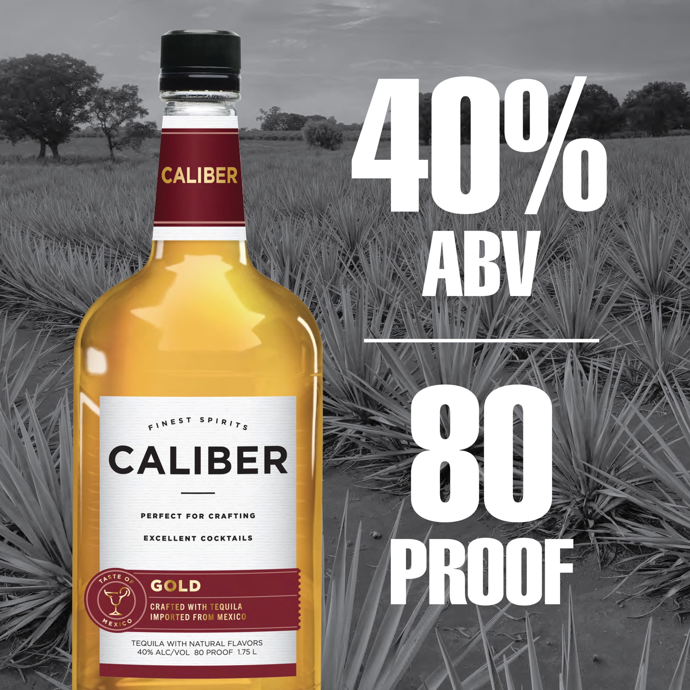 Caliber Gold Tequila, 1.75L, 80 Proof