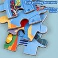thumbnail image 2 of Level 1 to 3 Small Magnetic Puzzle with 3 Piece Portable Lightweight Paper Puzzles Gift for Boys Girls, 2 of 5