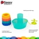 thumbnail image 5 of Juguete de bañera Stackin' Ship Sassy con 7 piezas para bebé, 5 of 6