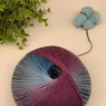 thumbnail image 1 of Segmental Dyed Rainbow Hand Knitted Thread  200g 1600m Long Invincible Magic Ball Wool Crochet Thread Rainbow Magic Ball, 1 of 7
