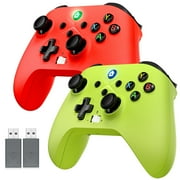 Bonadget Xbox One Controller Wireless 2 Pack, Compatible with Xbox One, Xbox Series X, Xbox Series S, Xbox One S, Xbox One X, Steam ,Window PC 10 /11 with Rechargeable Battery