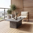 thumbnail image 5 of Guyou Modern Rectangular Coffee Table Faux Marble Center Table Large Wooden Tea Table for Living Room, Reception Room, Home Office, 5 of 13