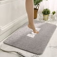 thumbnail image 3 of TOPCHANCES Non Slip Bath Mat, Ultra Soft Washable Bathroom Rugs, Water Absorbent Pedestal Mat ( 50x80cm, Light Gray ), 3 of 8