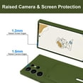thumbnail image 2 of case for Samsung Galaxy S23 Ultra Case with Card Holder [Soft Microfiber Lining] Silicone Slim Thin Phone Cases Shockproof Protective Samsung Galaxy S23 Ultra 5G Wallet Case Green, 2 of 12