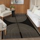 thumbnail image 5 of Alfombra Rugalia Easy Yute para interiores y exteriores, 160 x 200 cm, color negro, 5 of 7