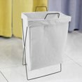 thumbnail image 4 of Reinforced Iron Frame, Foldable Design Laundry Basket With Metal Frame, Standing Tall Rectangle, Ample Capacity, Dirty Clothes Organizer, For Versatile Usage, 4 of 8