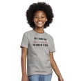 thumbnail image 4 of For A Second Bored Me EKG Humor Crewneck T Shirts Boy Girl Teen Brisco Brands XS, 4 of 6