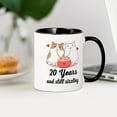 thumbnail image 3 of CafePress - 20Th Anniversary Funny Ramen Mugs - 11 oz Ceramic Mug - Novelty Coffee Tea Cup, 3 of 4