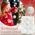 HALJEN 6Pc Christmas Ball Ornaments Christmas Decorations Tree Balls