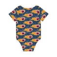 thumbnail image 2 of Rocae Burning Rugby Balls for Baby Climbing Clothes Soft Baby Romper for Active Infants Comfortable and Breathable Crawling Jumpsuit Unisex Baby Outfit 9M, 2 of 8