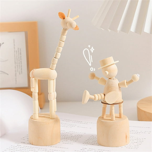 Exquisite Puppet Ornament Nordic Style Funny Snails/Dog/Giraffe Marionette Toys for Home Playing