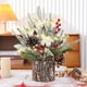 thumbnail image 1 of Adornos navideños, regalos navideños, miniárboles de Navidad artificiales preiluminados, decoraciones navideñas de interior con luces, pequeños árboles de Navidad de bayas y piñas, decoración navideña, 1 of 6