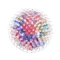 thumbnail image 1 of Ballons de Massage Main Heureuse Uniques en TPR Perles de Soulagement du Stress Raisin, 1 of 6