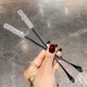 thumbnail image 1 of Stainless Steel Coffee Spoon Modern Stylish Encrusted Long Handle Stirring Spoon Originality Ice Spoon Dessert Spoon, 1 of 7