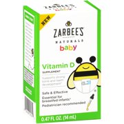 Zarbee's Naturals Baby Vitamin D Supplement, 0.47 fl oz