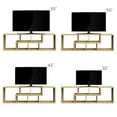 thumbnail image 4 of L-Shaped TV Stand for 55 Inch TV, Sectional Television Table with Storage case and Shelves, 2pcs L Shape Bookcase for Living Room Bedroom, Easy Assembly, Natural, 4 of 7