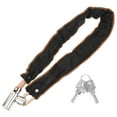 thumbnail image 4 of 1Pcs Sturdy Chain Lock Silver Stainless Steel for Bicycle and Motorcycle Outdoor Use, 4 of 9