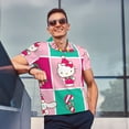 thumbnail image 4 of Saiise Sanrio Bd Mens Golf Shirt Moisture Wicking Dry Fit Mens Polo Shirts Dry Fit Performance Men's Golf Shirts Regular Fit Fashion Print, 4 of 7