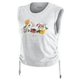 thumbnail image 2 of Women's-WEAR by Erin Andrews  Heather Gray Colorado Rockies Cinched Tank Top, 2 of 4