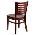 thumbnail image 3 of Flash Furniture Darby Series Slat Back Mahogany Wood Restaurant Chair, 3 of 6
