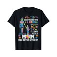 thumbnail image 1 of T Shirt Autism Awareness 51.43 meterDoesn't Come with a Manual Unisex Black with White Lettering & Puzzle Piece Design, 1 of 5