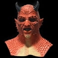 thumbnail image 2 of Máscara de Belial de El Señor de las Mentiras, máscara de látex natural para cosplay, máscara de disfraz de demonio malvado y aterrador para Halloween, 2 of 6