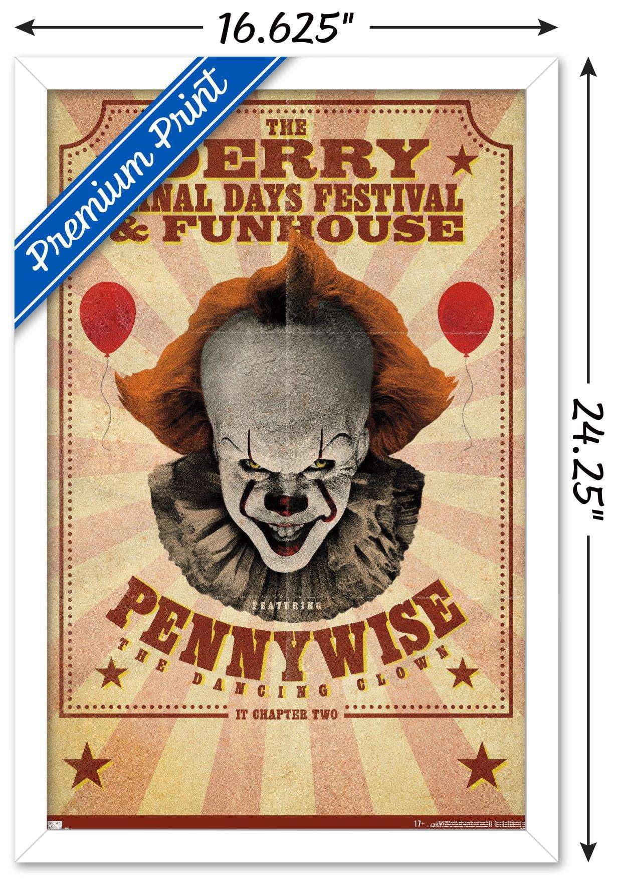 IT: Chapter 2 - Funhouse Wall Poster, 14.725" x 22.375", Framed