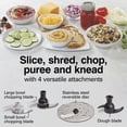 thumbnail image 3 of Hamilton Beach 14 Cup Food Processor with Stack & Snap Design and Extra 4-Cup Mini Bowl, Black, 3 of 8